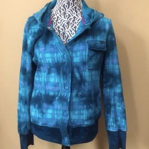 Roxy Trip Buttoned Hoodie for Women. Size L